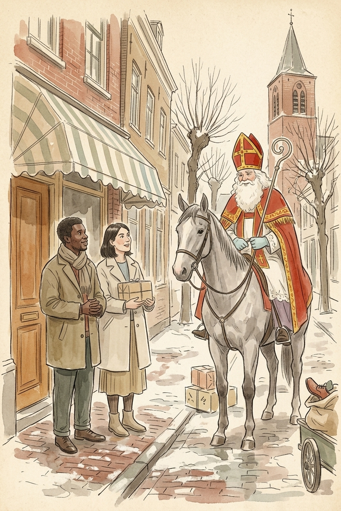 Ontmoeting met Sinterklaas