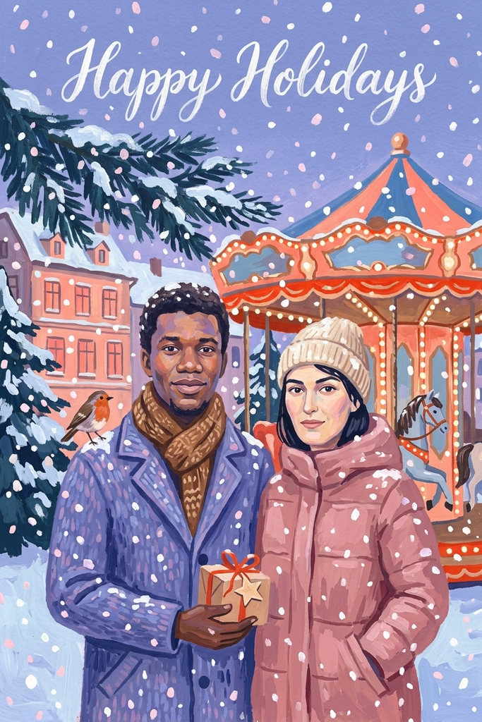 Happy Holidays Carousel